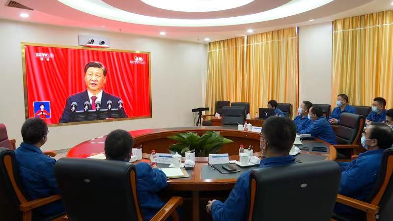學(xué)習(xí)黨的二十大專報(bào)：中沙石化組織收看黨的二十大開(kāi)幕盛況