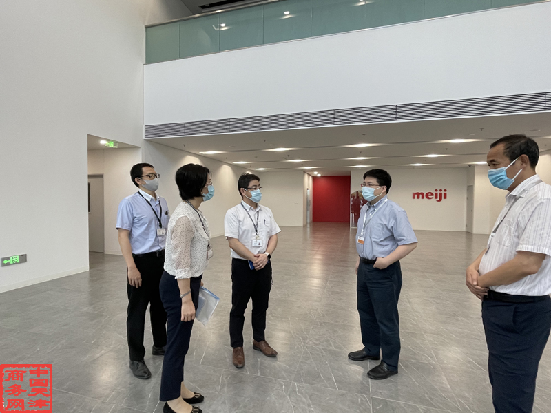 市重點外資項目專班赴明治乳業(yè)和電裝電子調研服務(圖1)